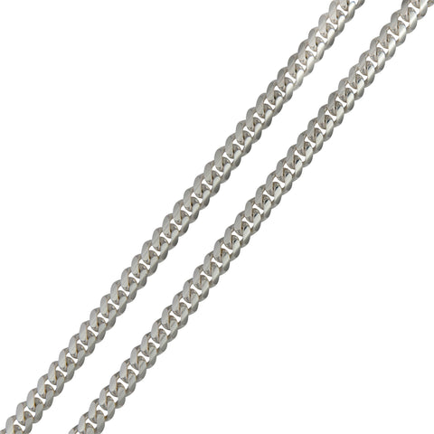 Silver Miami Cuban Link Chain