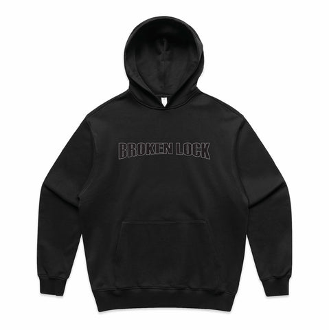 Broken Lock Arch Hood - Black