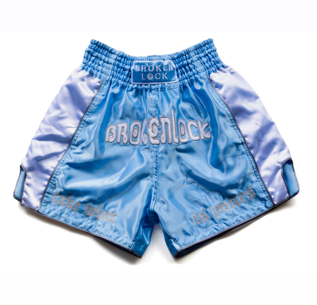 Muay Thai Shorts - Powder Blue