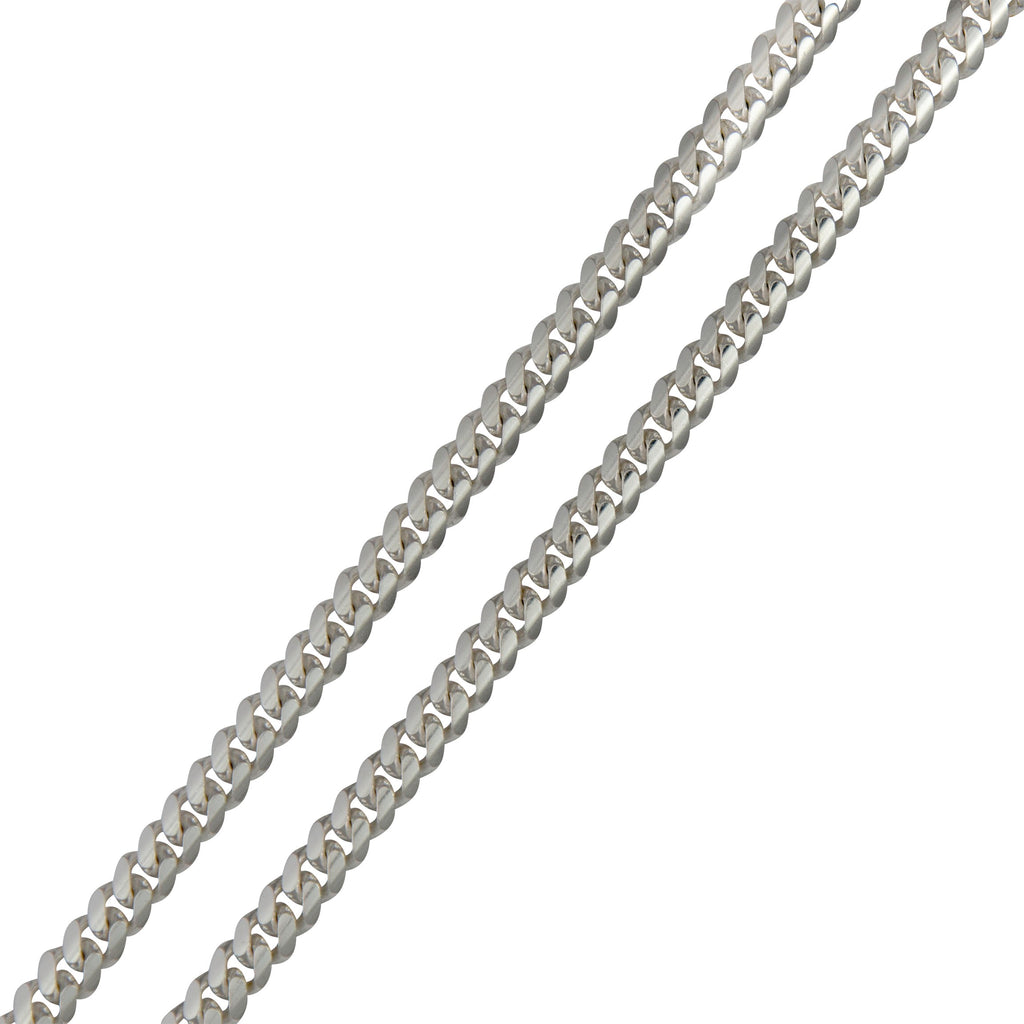 Silver Miami Cuban Link Chain